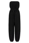 evening cotton and silk blend jumpsuit
