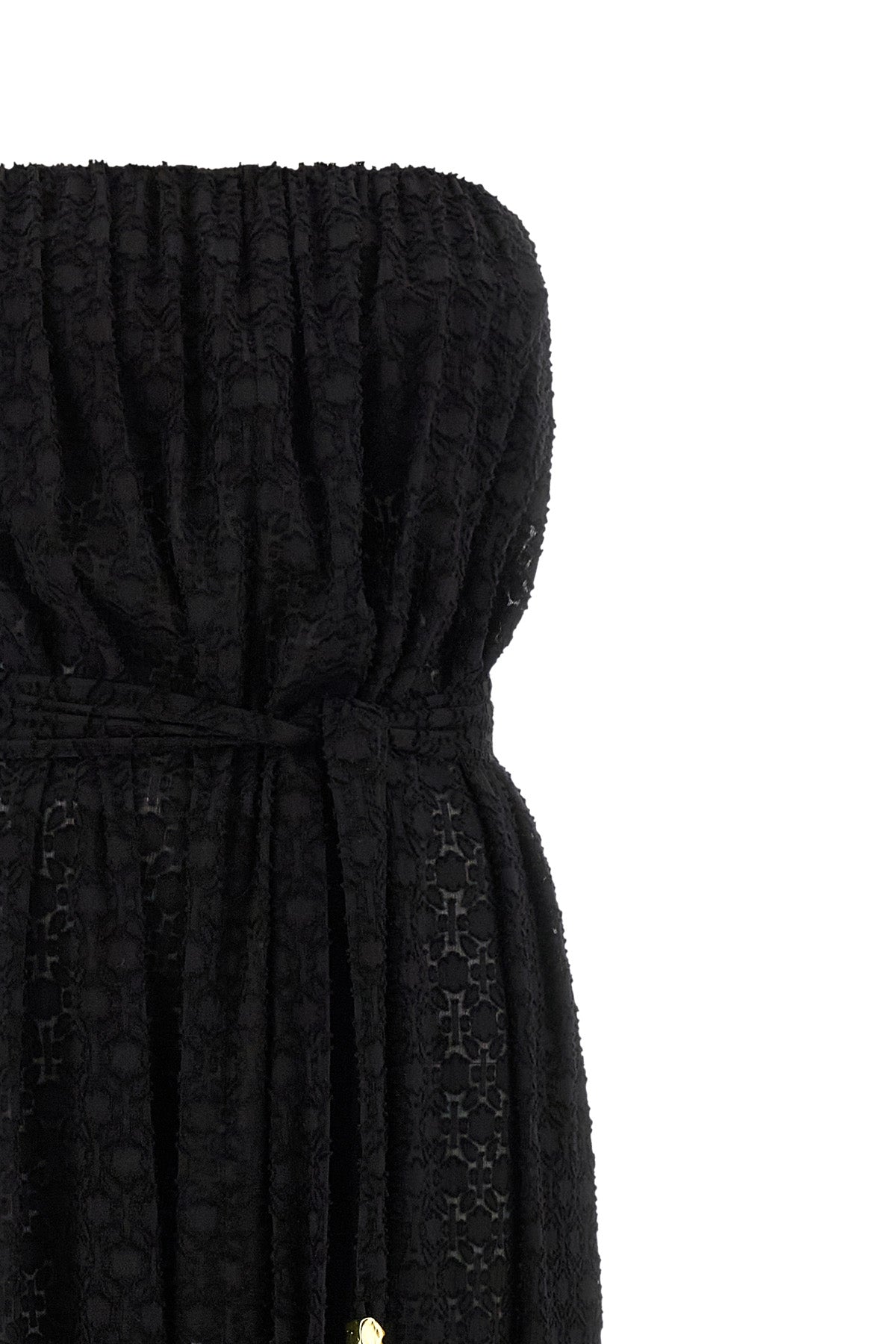 evening cotton and silk blend jumpsuit