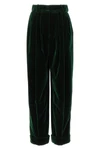 pantalone boyfriend in velluto