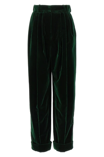 pantalone boyfriend in velluto