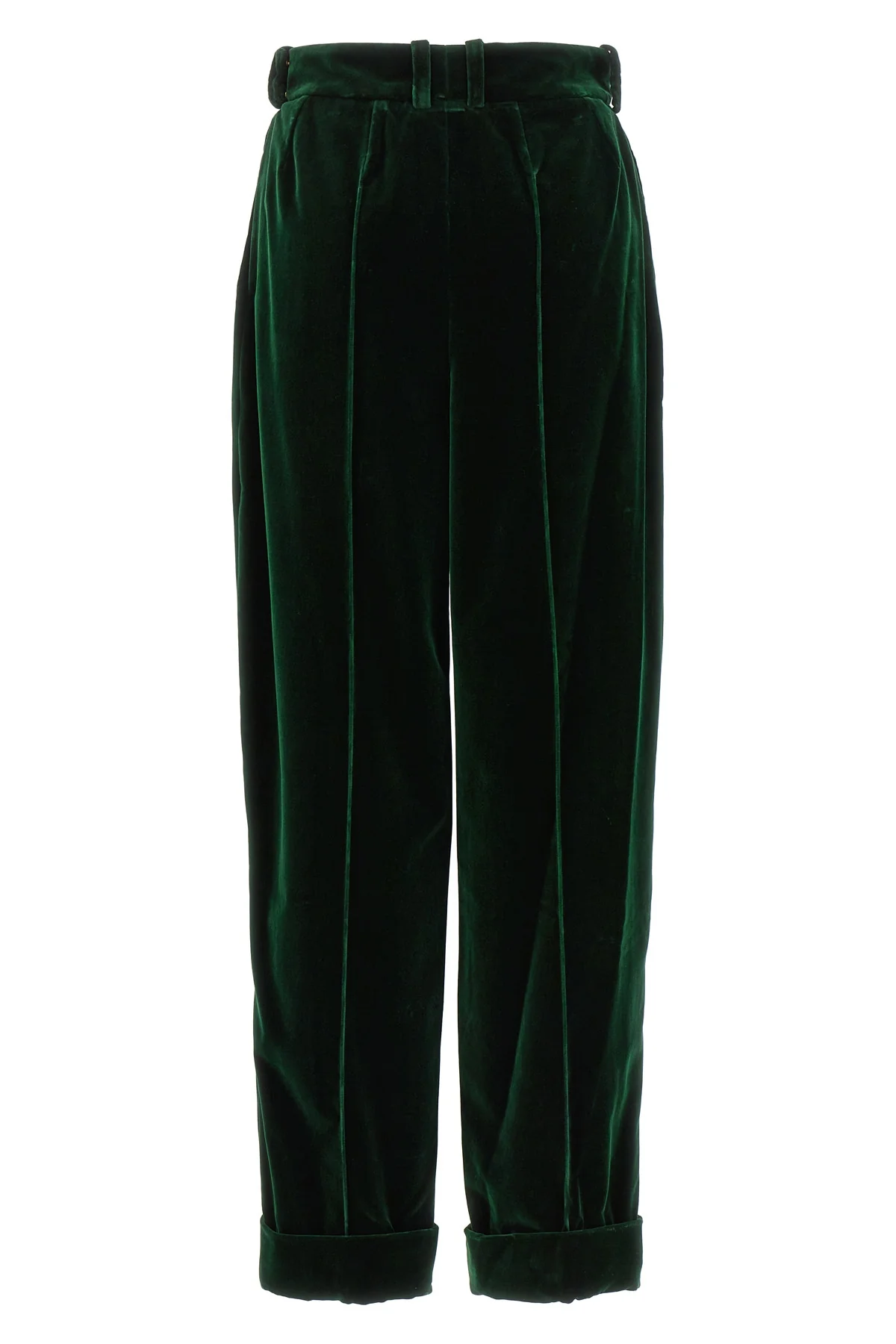 pantalone boyfriend in velluto