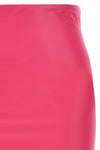 wet effect lycra mini skirt