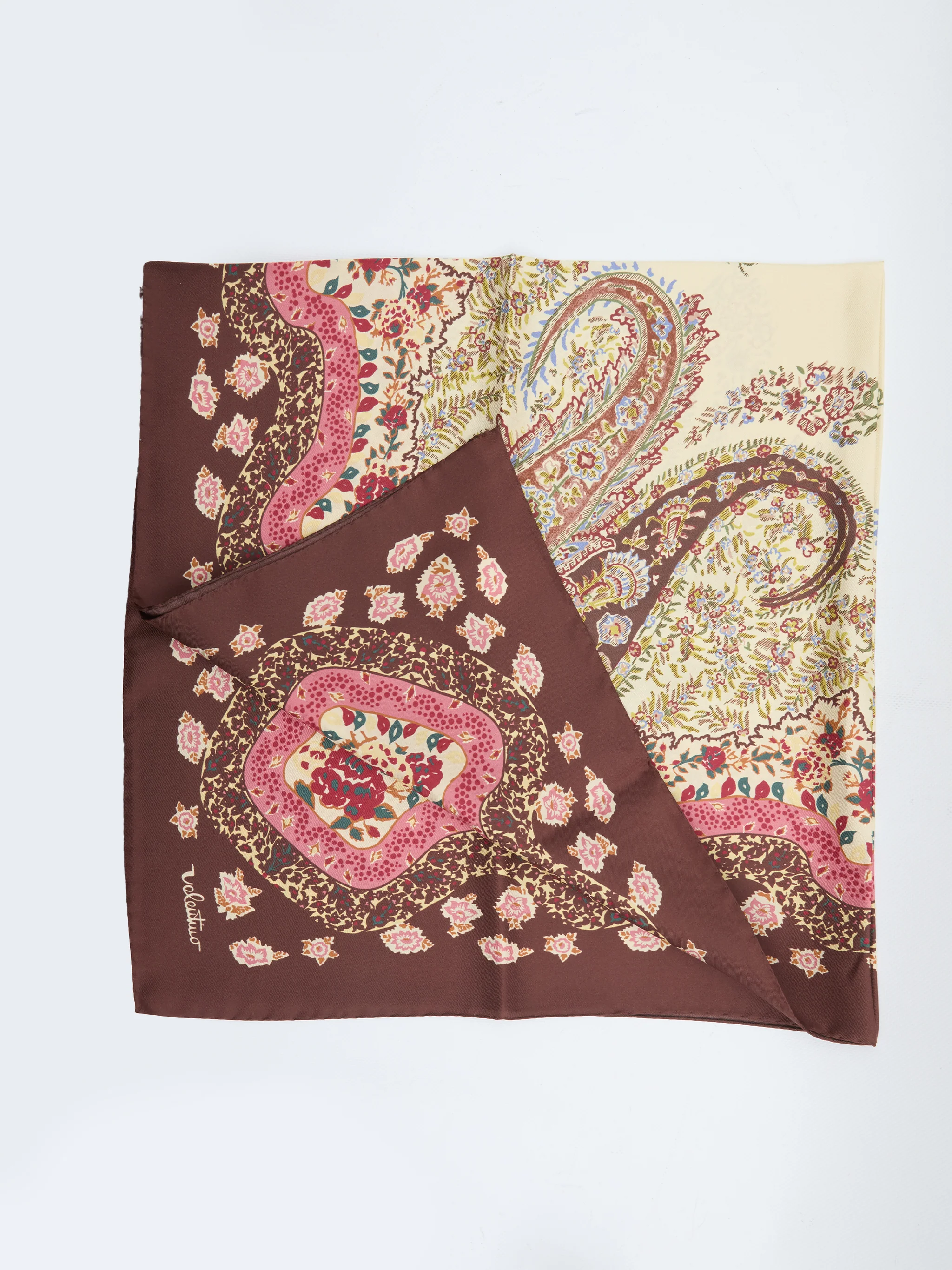 printed silk scarf