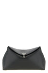 palmellata leather clutch