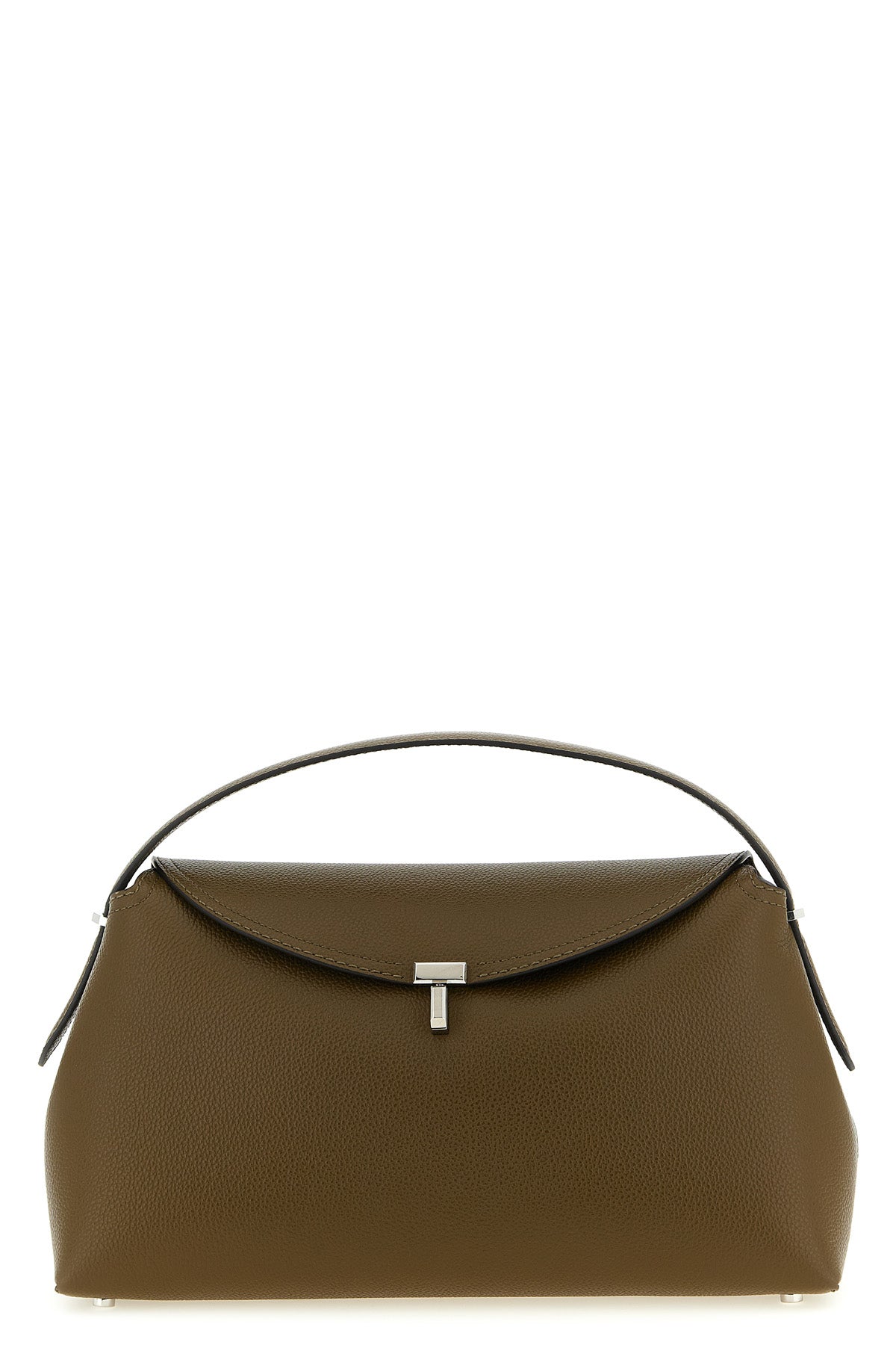 TOTEME OS t-lock hammered leather handbag
