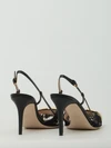 vlogo signature slingback pumps in lace