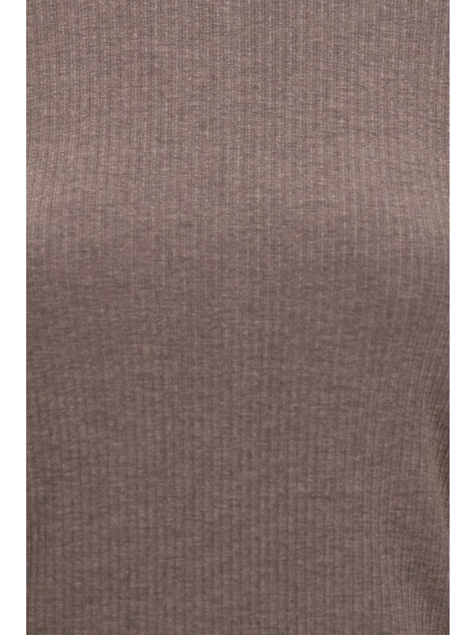 ribbed long-sleeve sweater