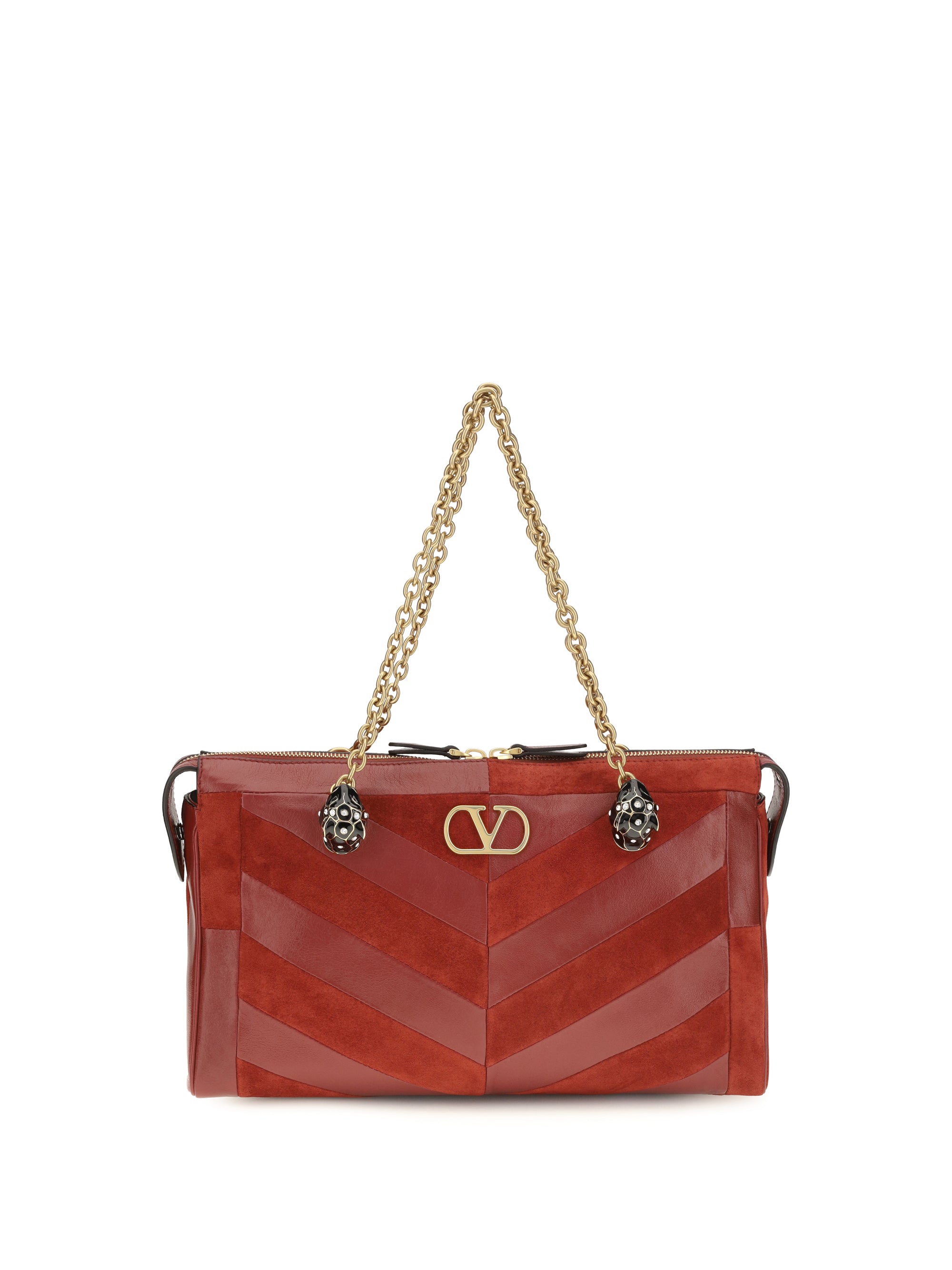 VALENTINO GARAVANI OS medium chevron pattern panthea shoulder bag