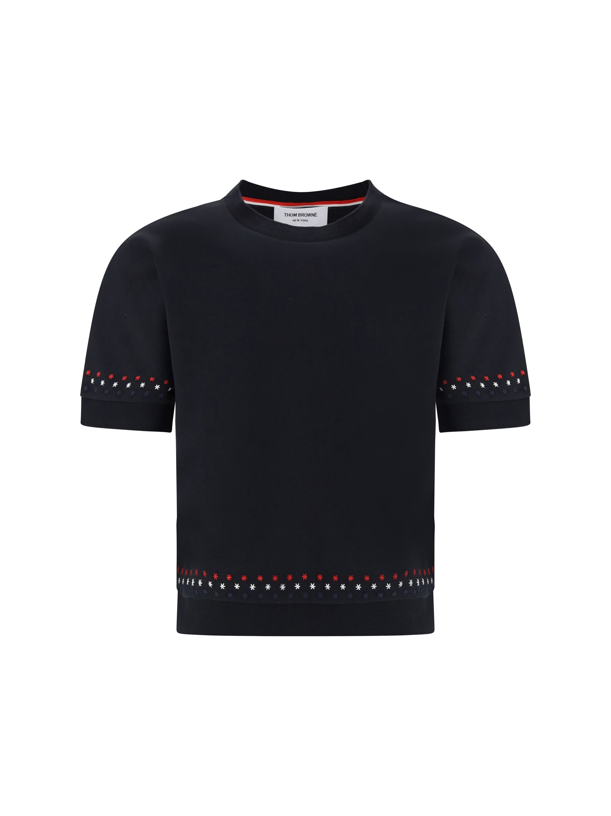 THOM BROWNE 42 snowflakes t-shirt