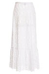 gonna lunga macramè in cotone