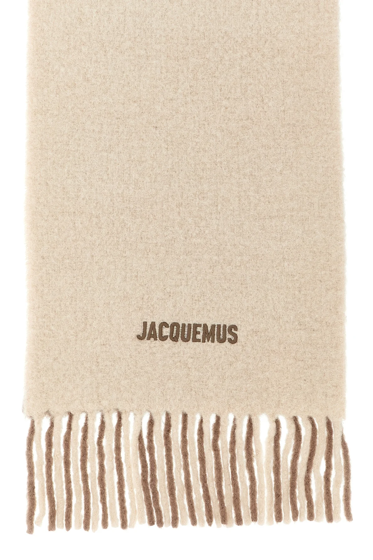 JACQUEMUS OS lecharpe moisson scarf in degradé alpaca wool