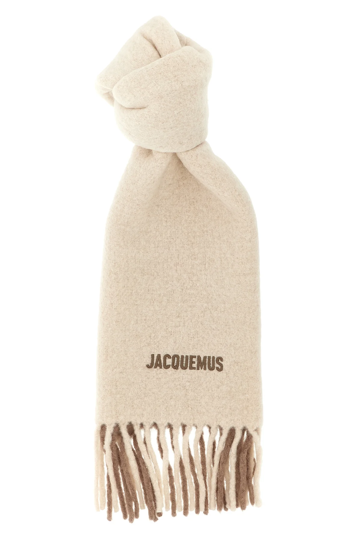 JACQUEMUS OS lecharpe moisson scarf in degradé alpaca wool