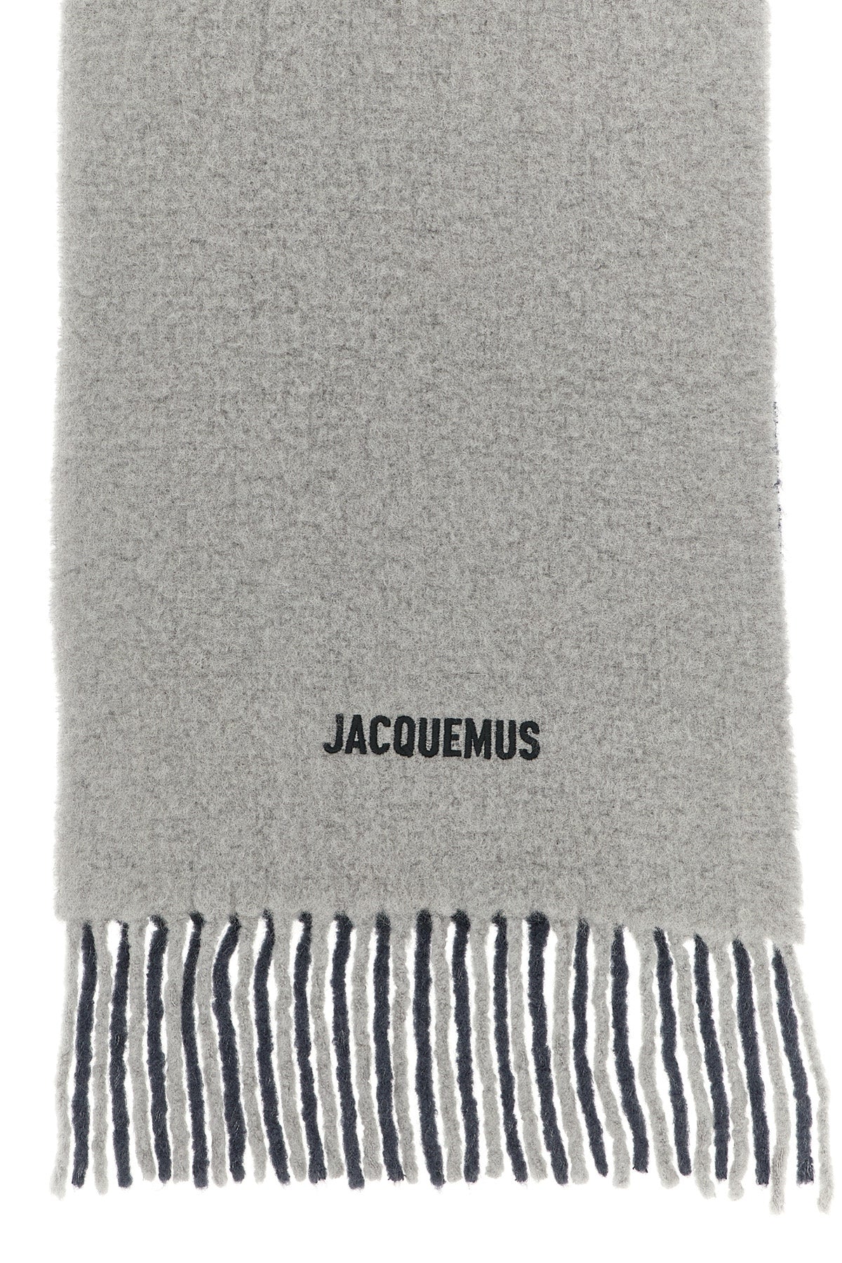 JACQUEMUS OS lecharpe moisson scarf in degradé alpaca wool