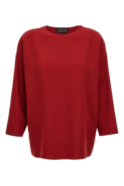 bettina wool crewneck top