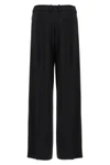 cut-out wool blend pants