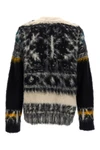 patterned sweater in alpaca blend