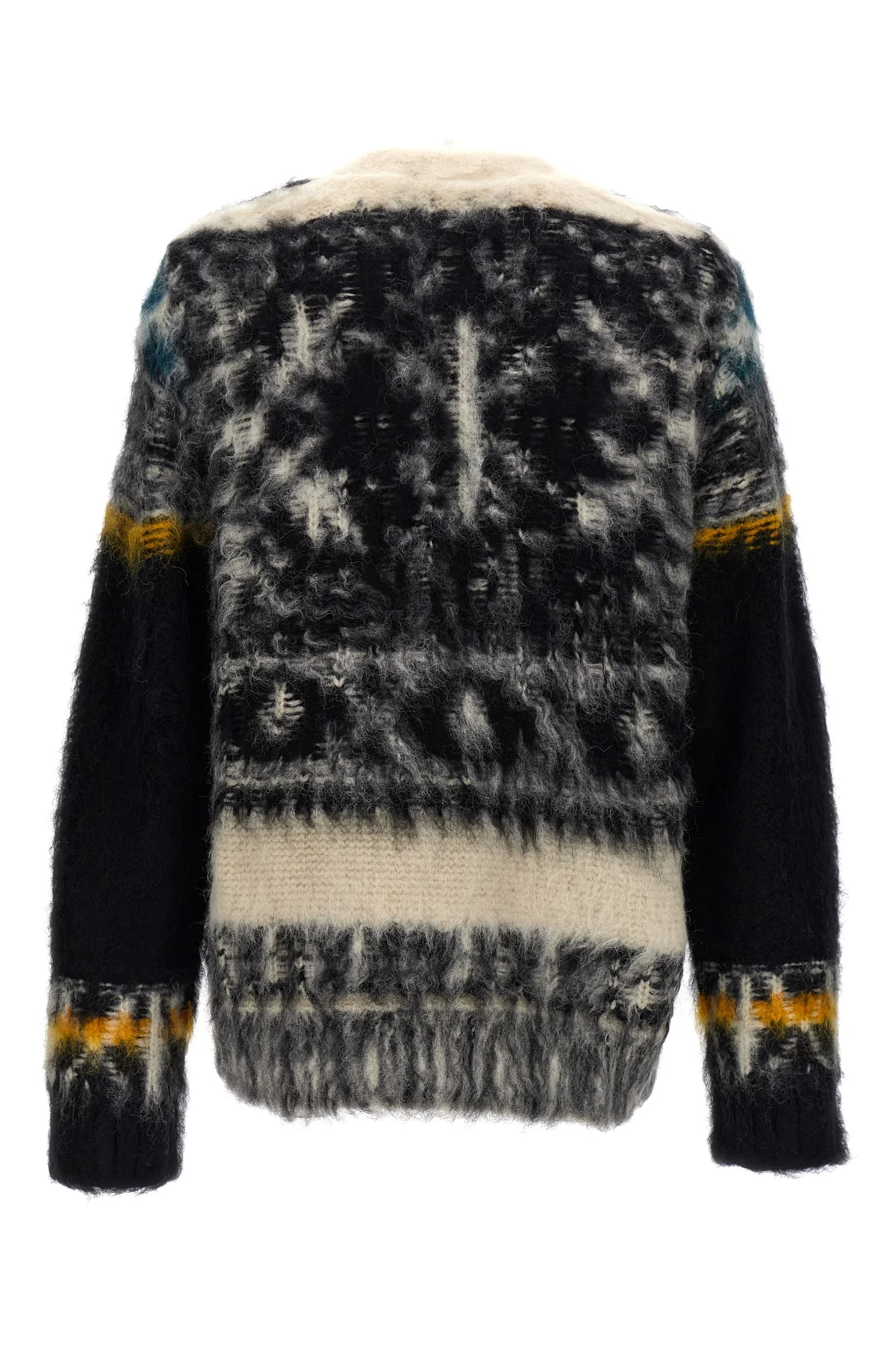 patterned sweater in alpaca blend