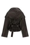 the magda butrym jacket redefines the volumes of outerwear through a sculptural