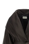 the magda butrym jacket redefines the volumes of outerwear through a sculptural