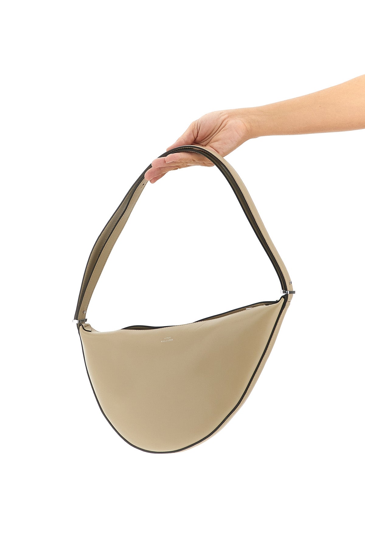 TOTEME OS scooped sling smooth leather shoulder bag