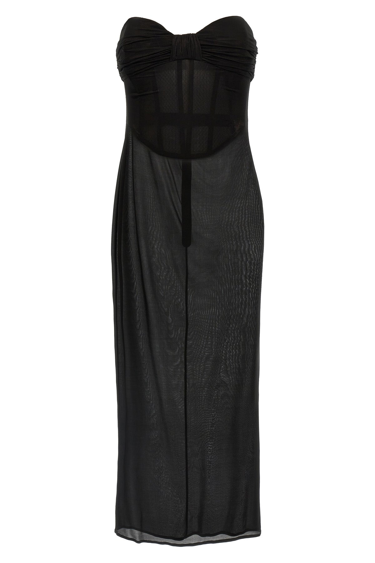 MAGDA BUTRYM 34 27 midi dress in stretch cupro i dont see
