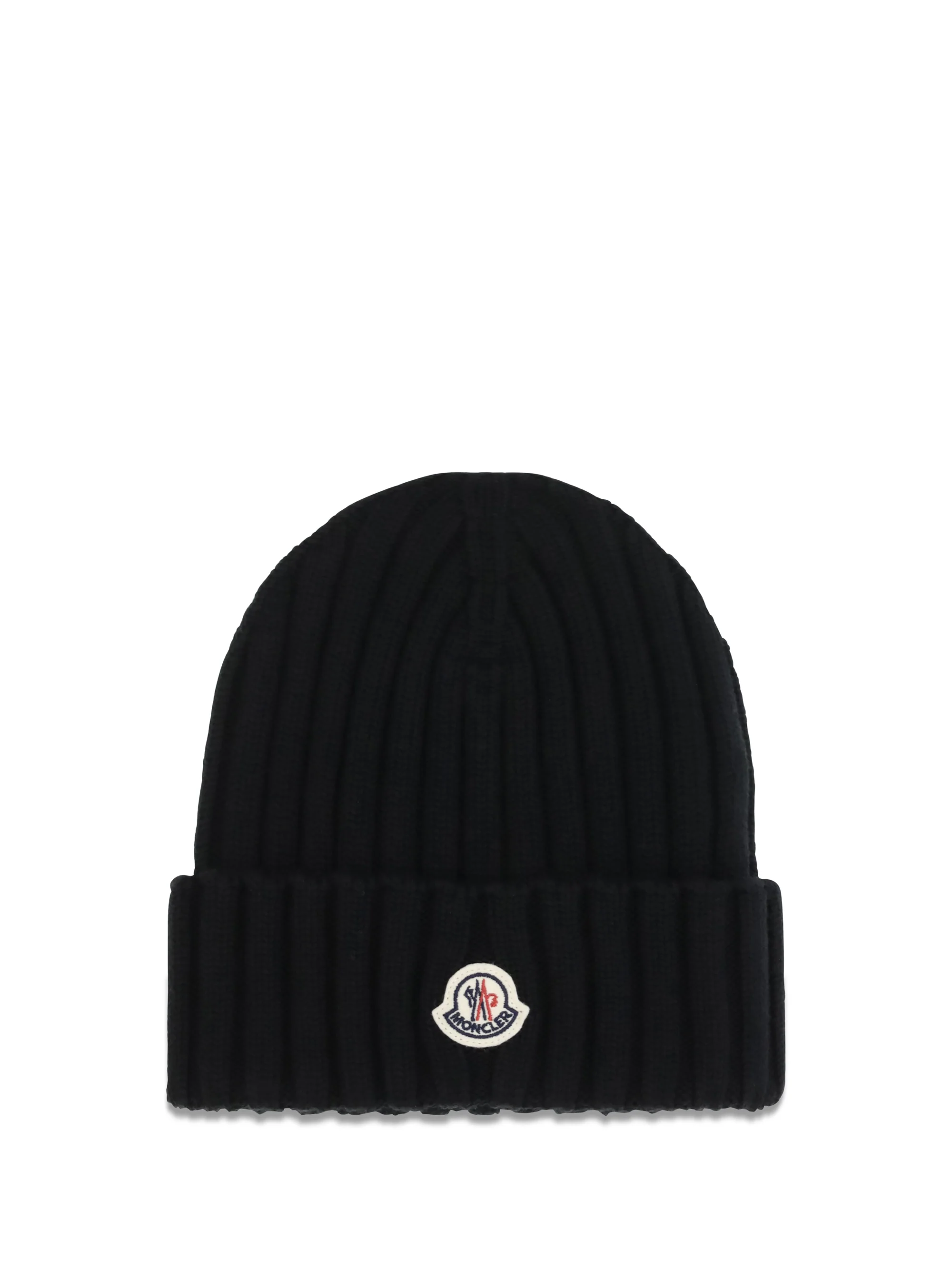 MONCLER OS wool beanie with logo