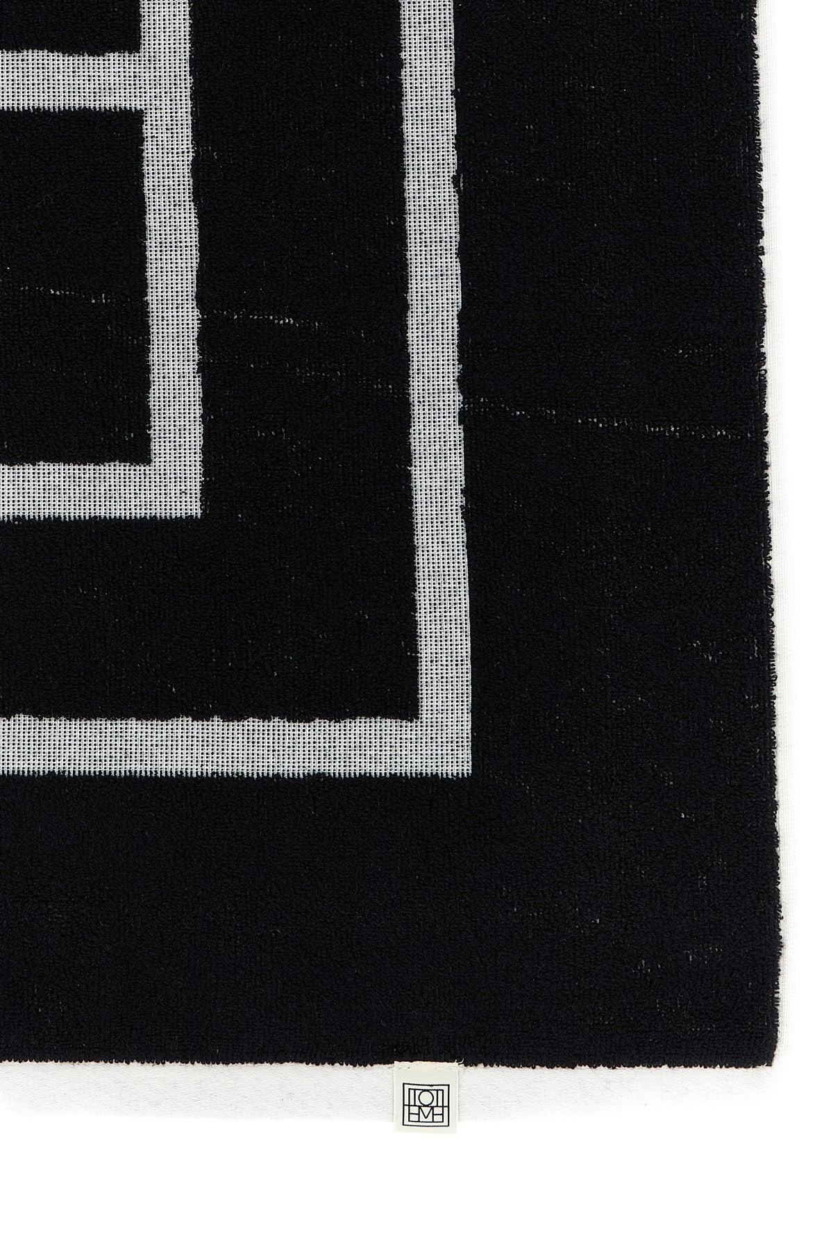 TOTEME OS beach towel in soft cotton velvet
