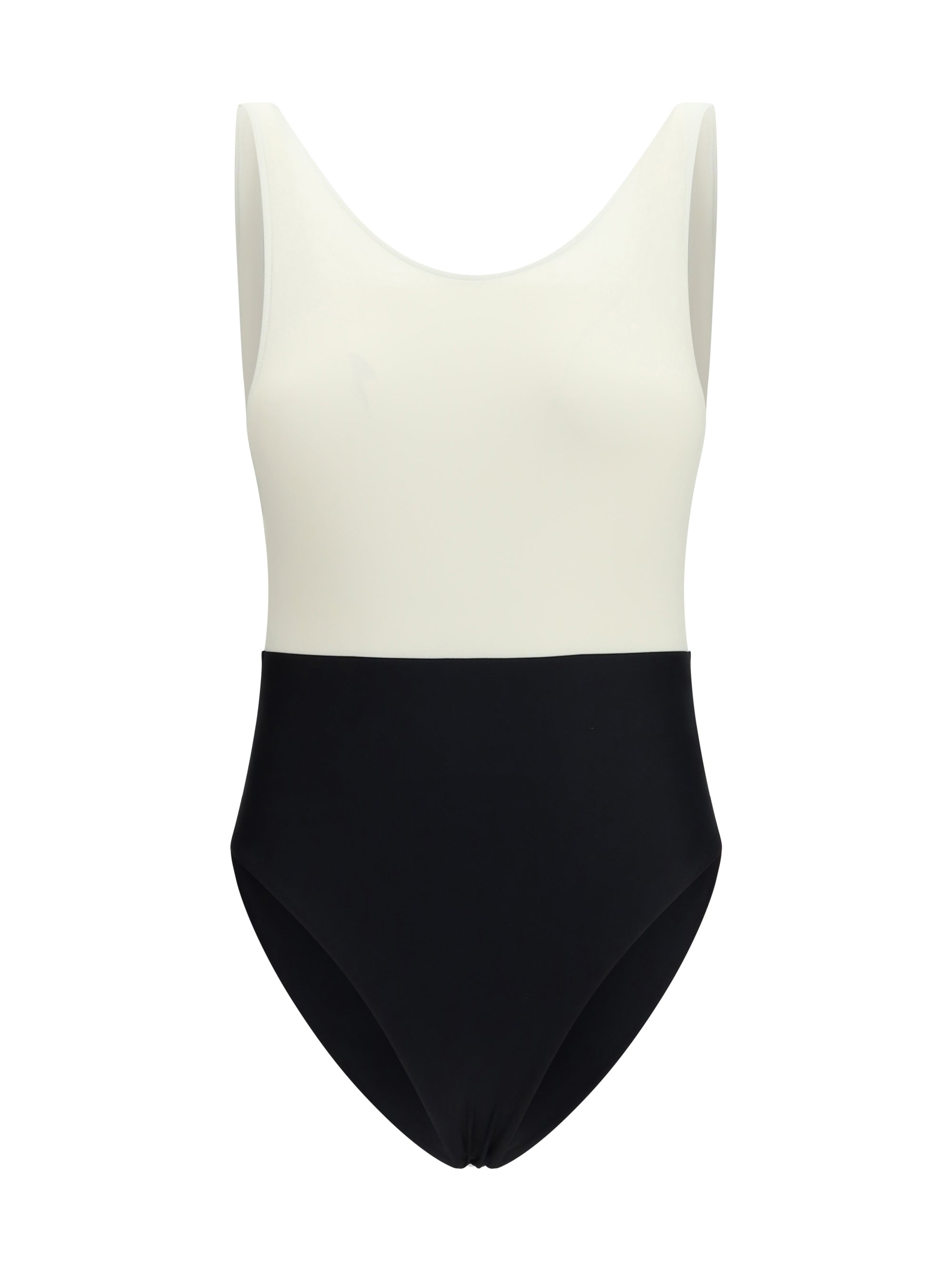 AMI PARIS XS nylon one-piece swimsuit