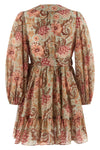 mini dress daylight in floral-patterned cotton