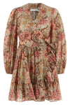 mini dress daylight in floral-patterned cotton