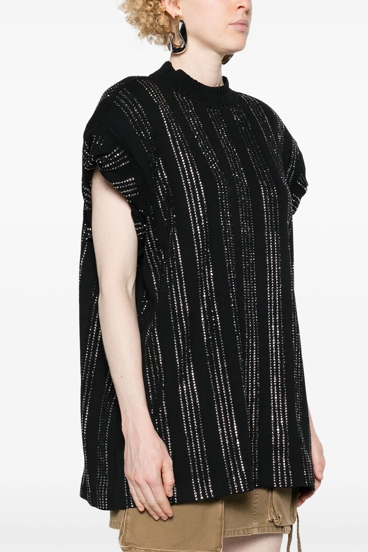 THE ATTICO 40 laurie cotton jersey dress