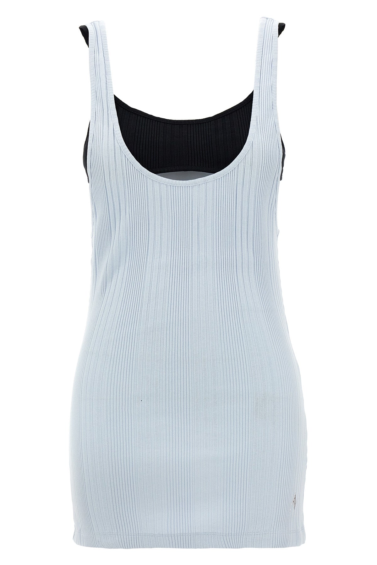 THE ATTICO 38 ribbed cotton top