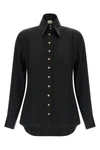 the ivy khaite shirt defines contemporary tailoring through an elongated and p