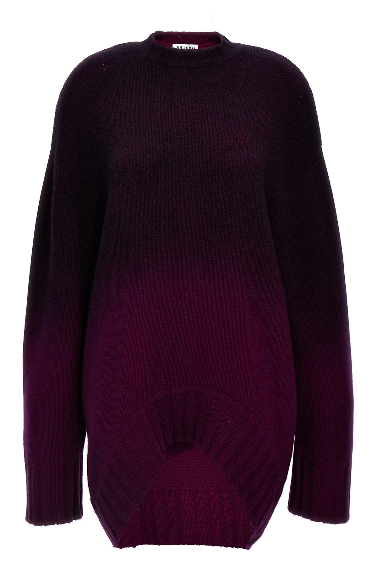 THE ATTICO 40 oversized wool and cashmere blend knit dress