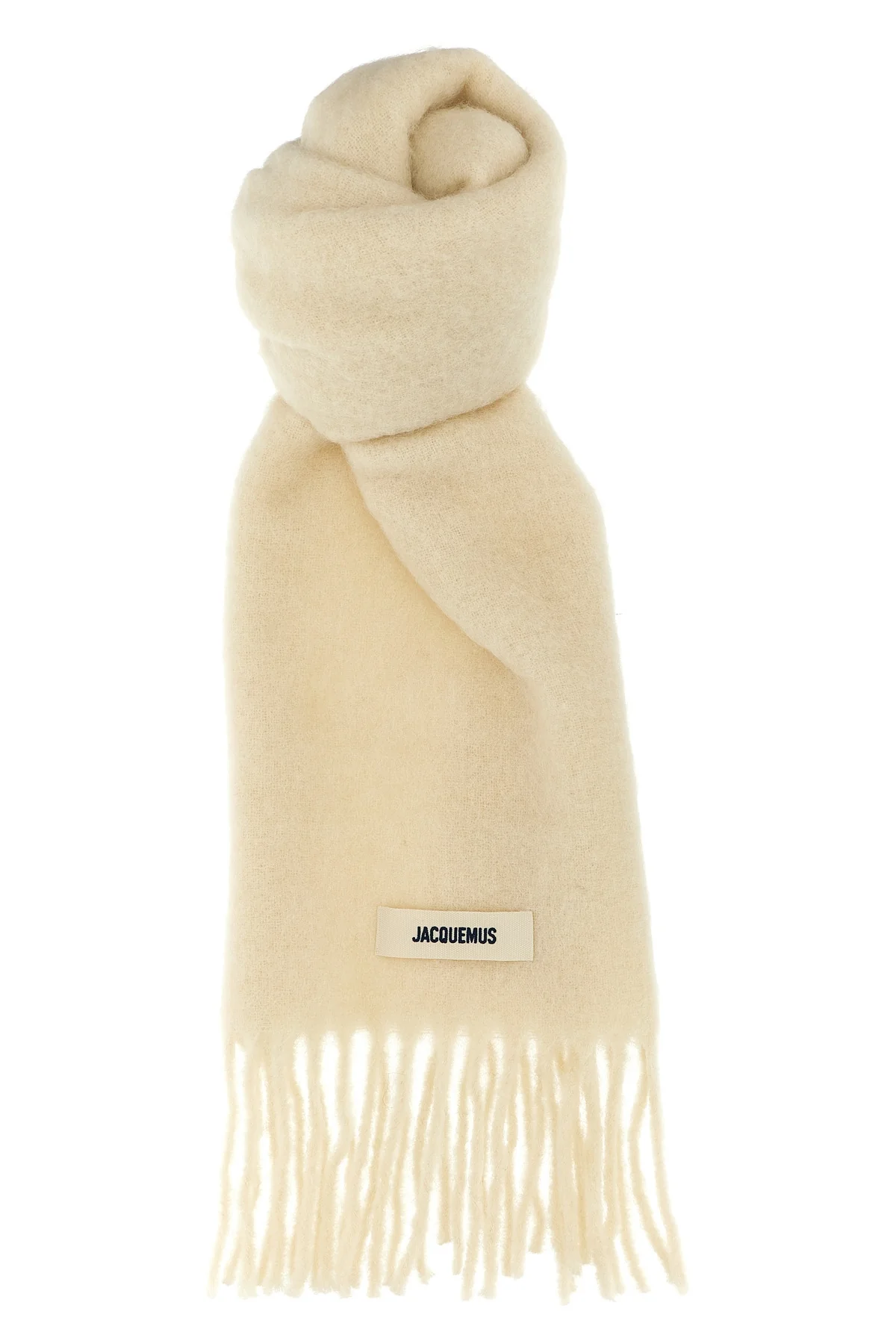 JACQUEMUS OS lecharpe carro scarf in alpaca