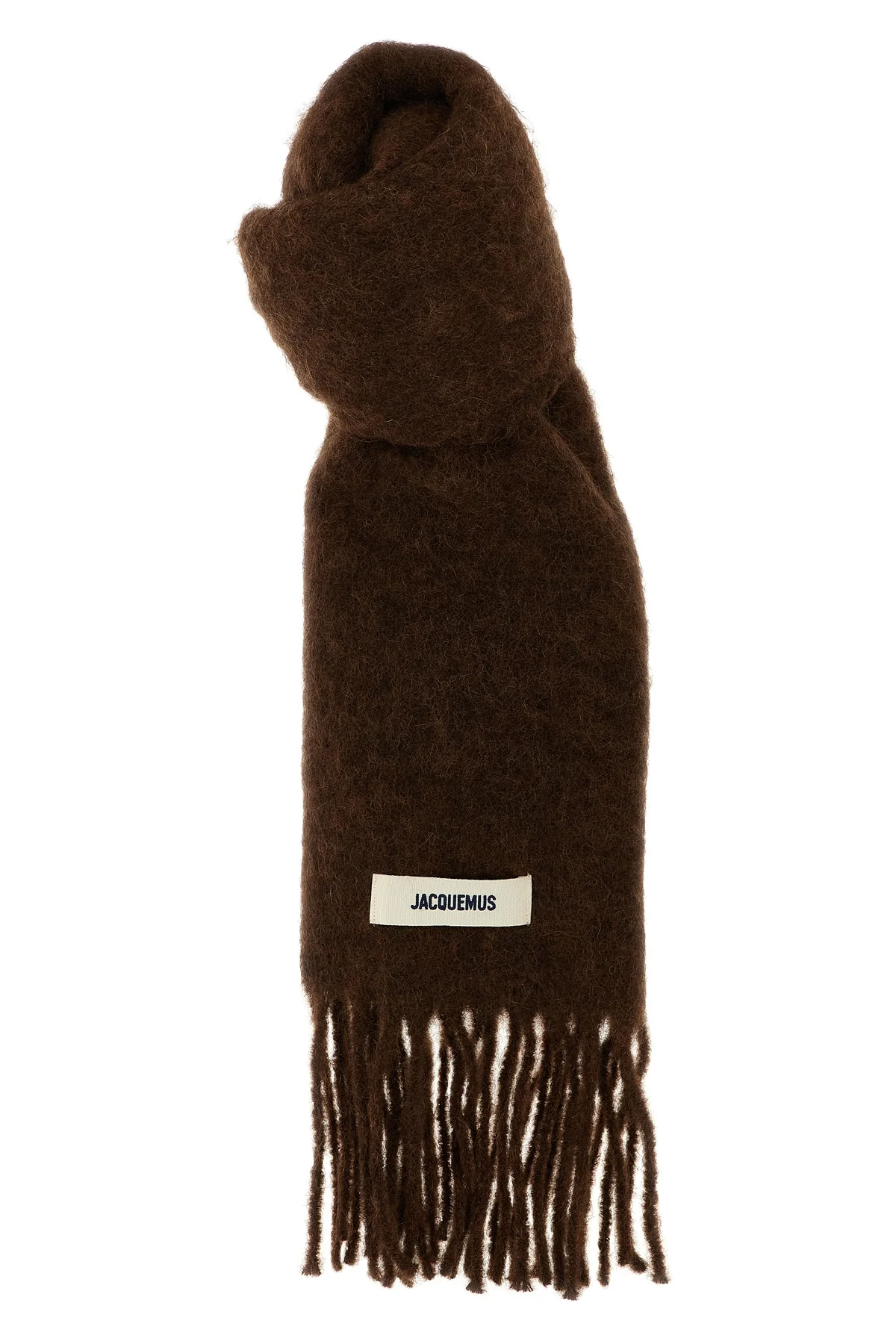 JACQUEMUS OS lecharpe carro scarf in alpaca