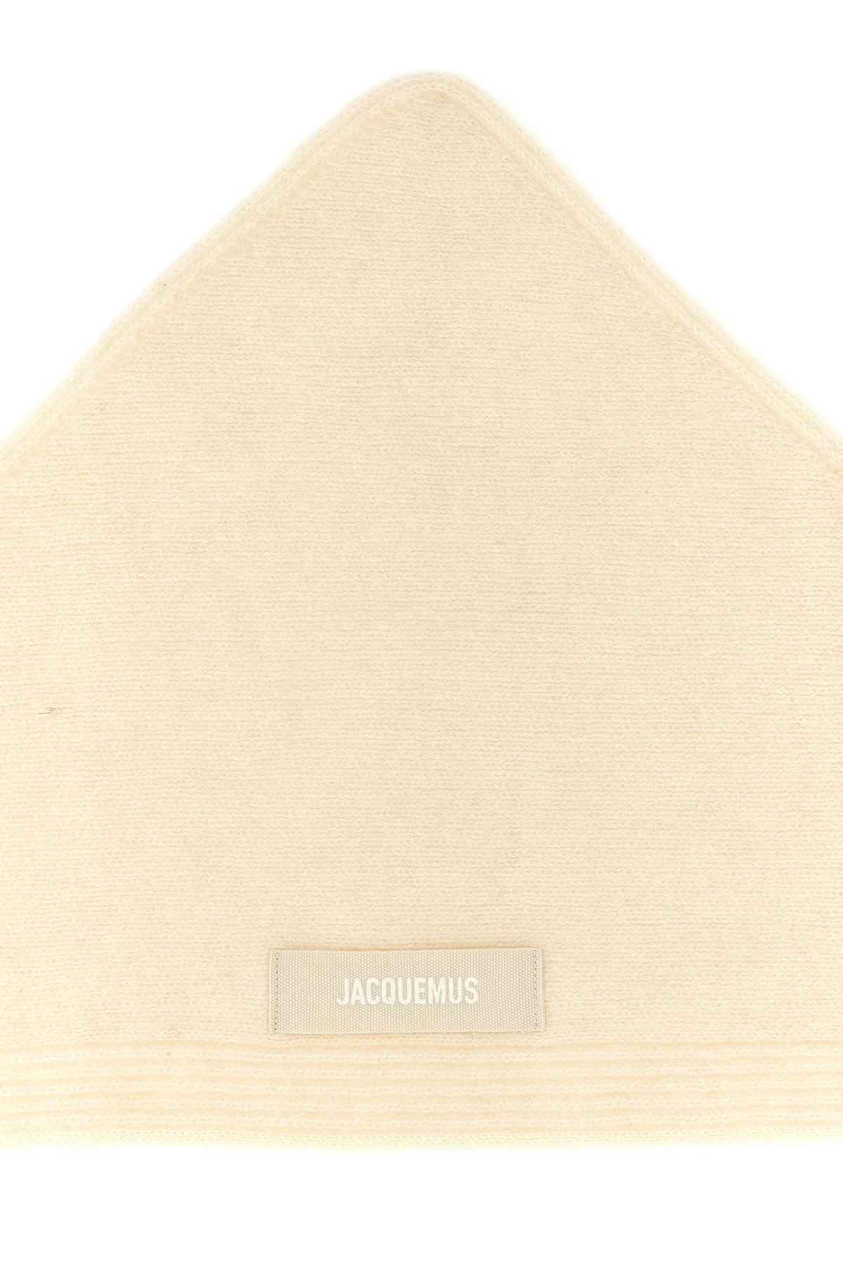 the jacquemus le chale gros-grain bandana defines a new perspective on winter