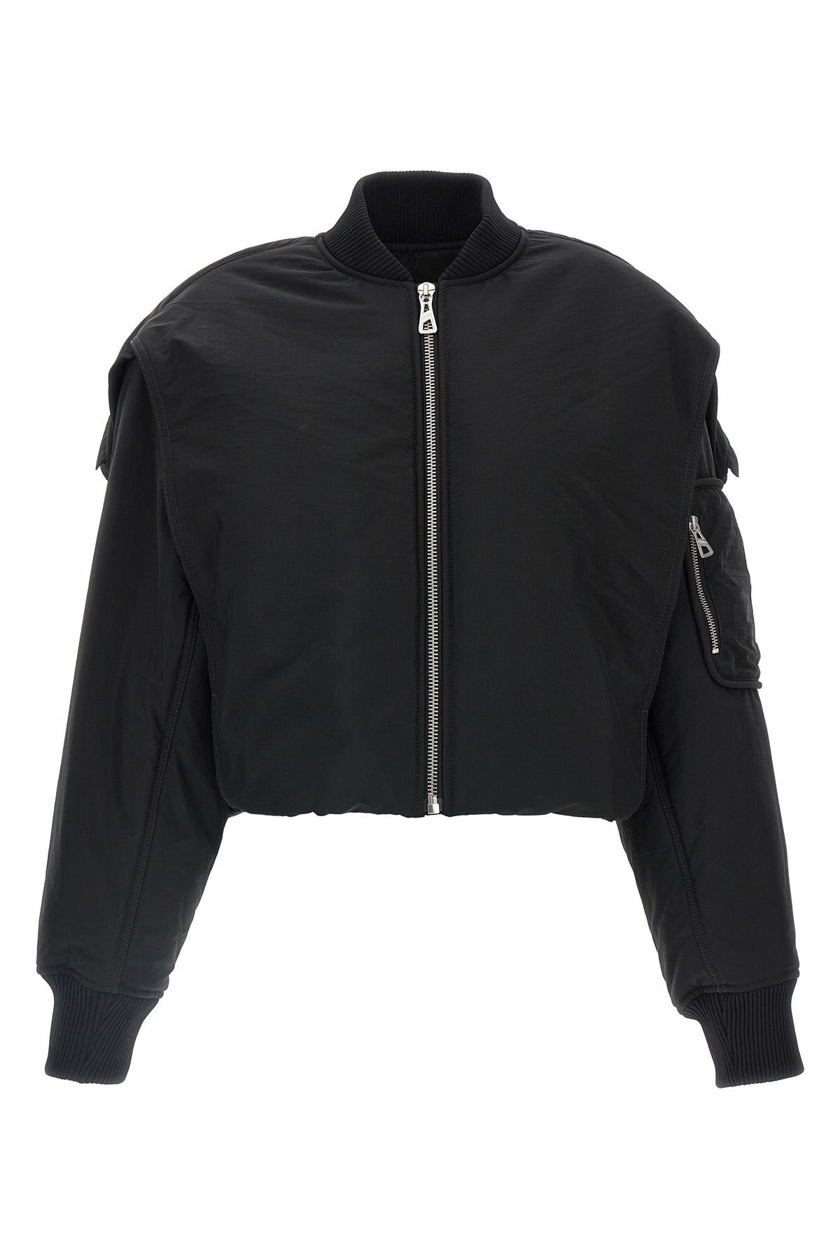 JEAN PAUL GAULTIER XS the hooded bomber padded nylon jacket