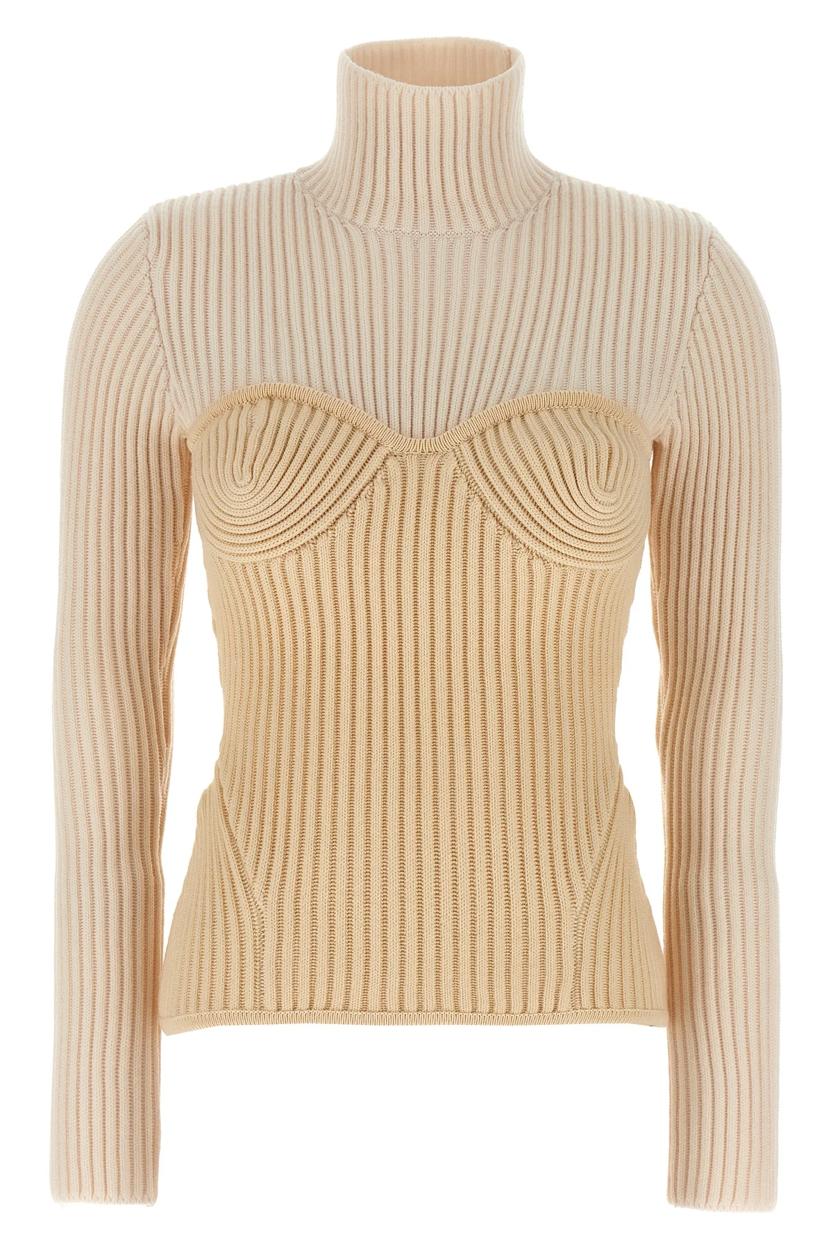 ribbed merino wool sweater