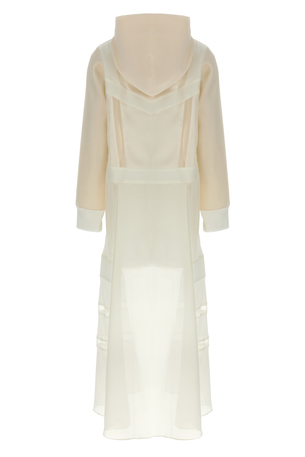 SACAI 1 suiting bonding mix wool blend dress