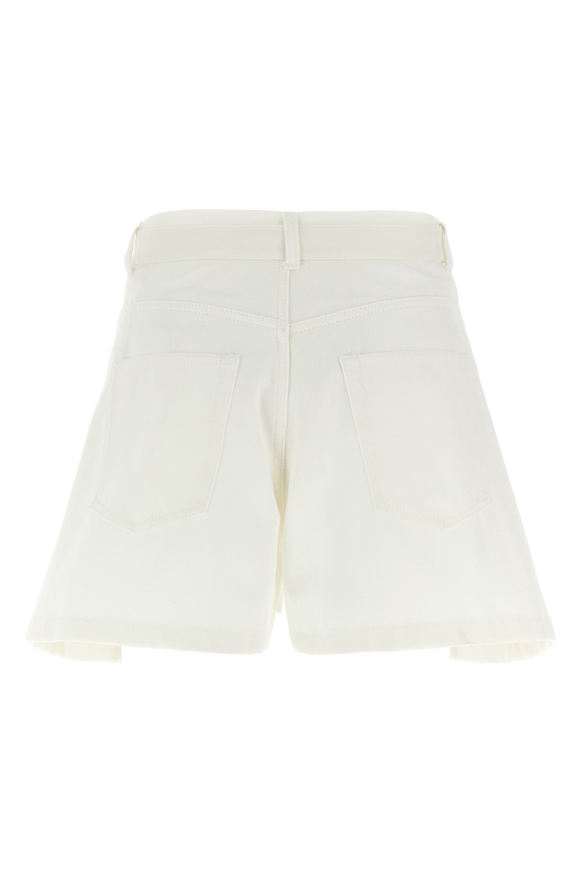 cotton denim shorts