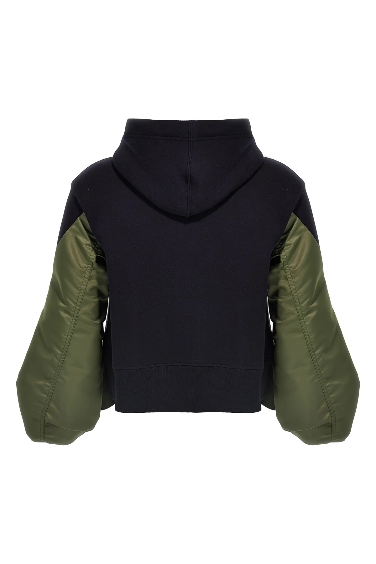 SACAI 2 sponge cotton blend hoodie