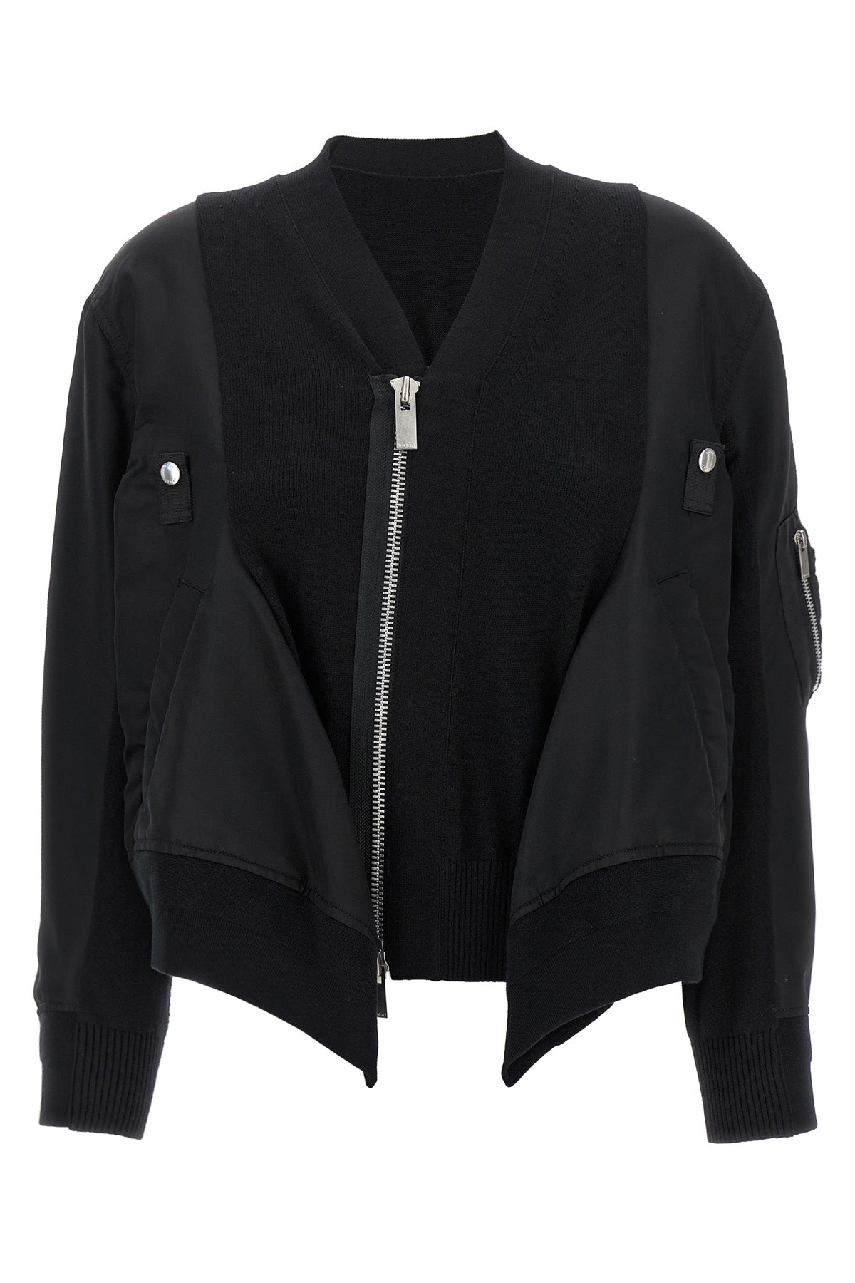 SACAI 2 wool cardigan