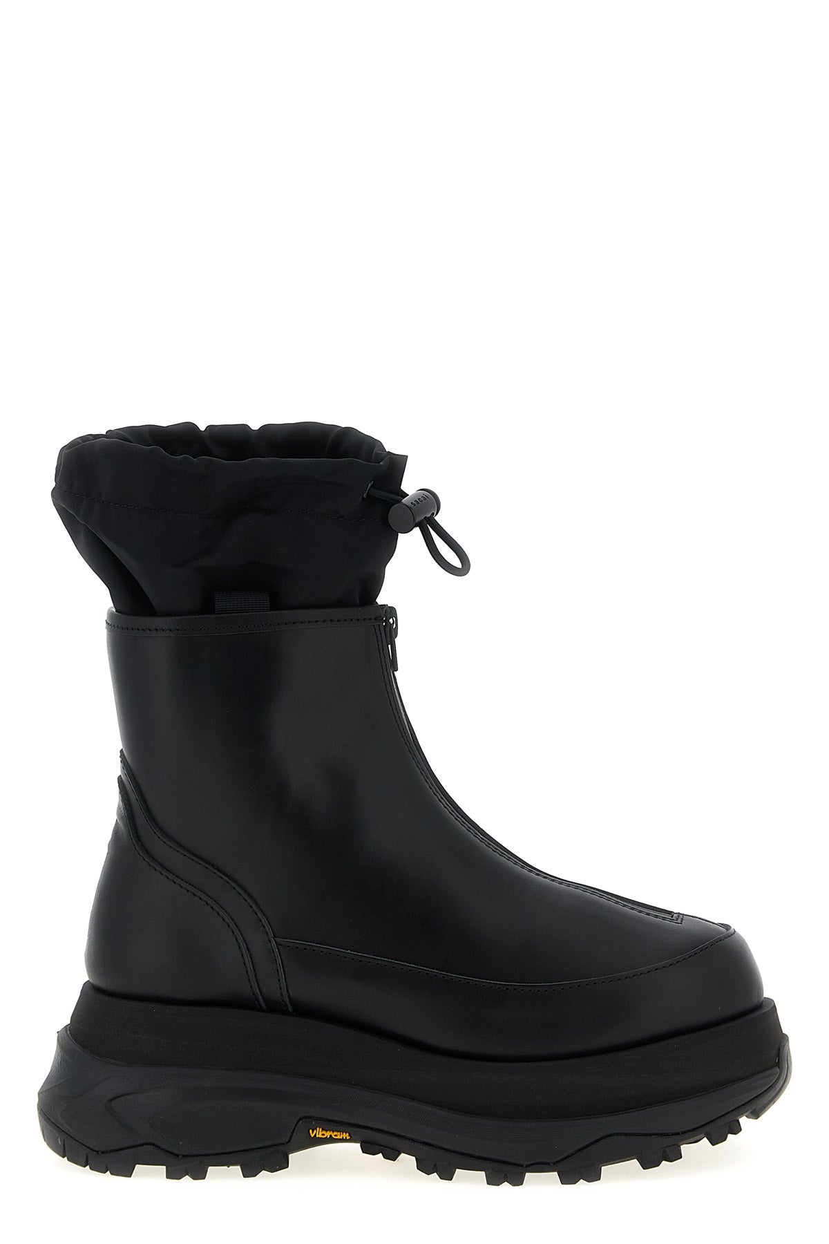 SACAI 36 zip up boots rubber ankle boots