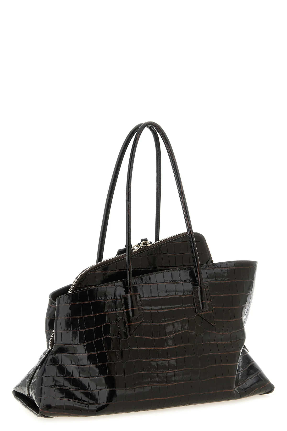 the the attico la passeggiata medium shoulder bag redefines classic proportion