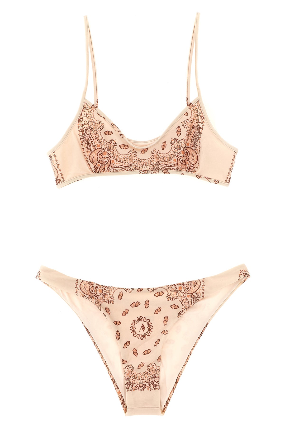 THE ATTICO L estate meravigliosa all-over bandana-print lycra bikini