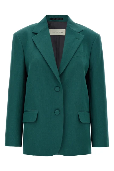 birdy single-breasted wool blend blazer