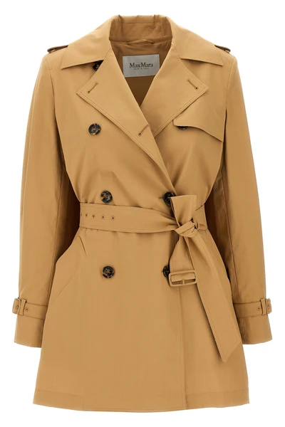 landa raincoat in heavy stretch cotton teardrop canvas