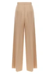 high-waisted ninfa wool gabardine pants