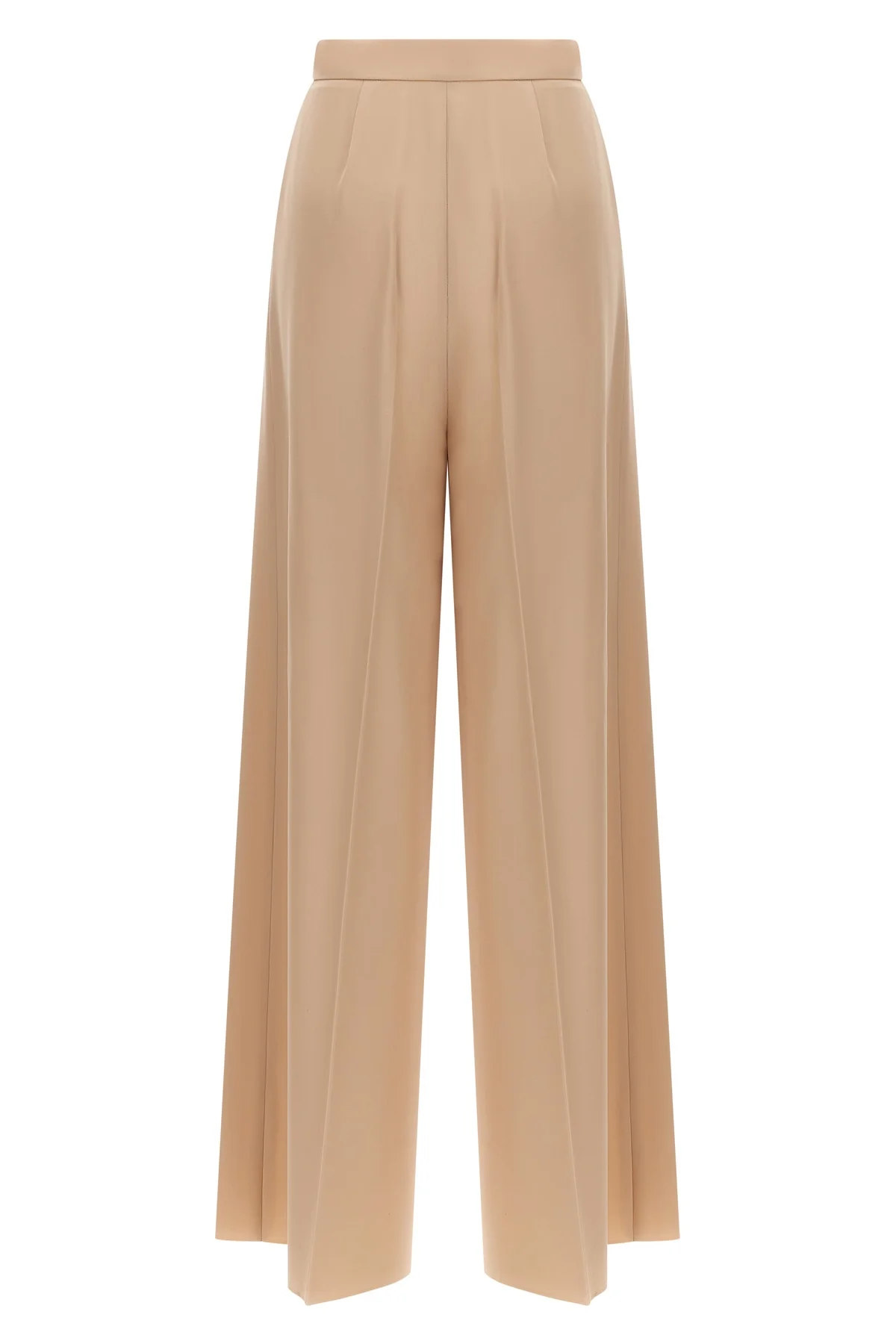 high-waisted ninfa wool gabardine pants